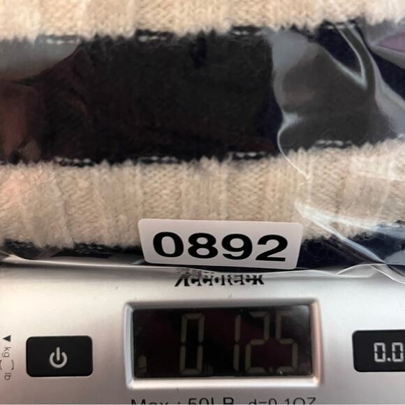 H&M Black and White Striped Crew Neck Sweater - Picture 9 of 9